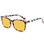 WINTOO Blue Light Glasses for Woman Men | 99% Blue Light Blocking Glasses | Computer Glassess | Night Driving | Gaming | TV Phone Screen Reader Square Frame | Anti Eyestrain & UV Glare Protection