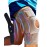 Sparthos Knee Brace - Heavy-Duty Hinged Support for ACL, MCL, Meniscus Tear, Arthritis Pain - Open Patella - 4-Strap Adjustable, For Men & Women, Check Size Chart (Beige-XXL, Fits 18-22 Thigh)