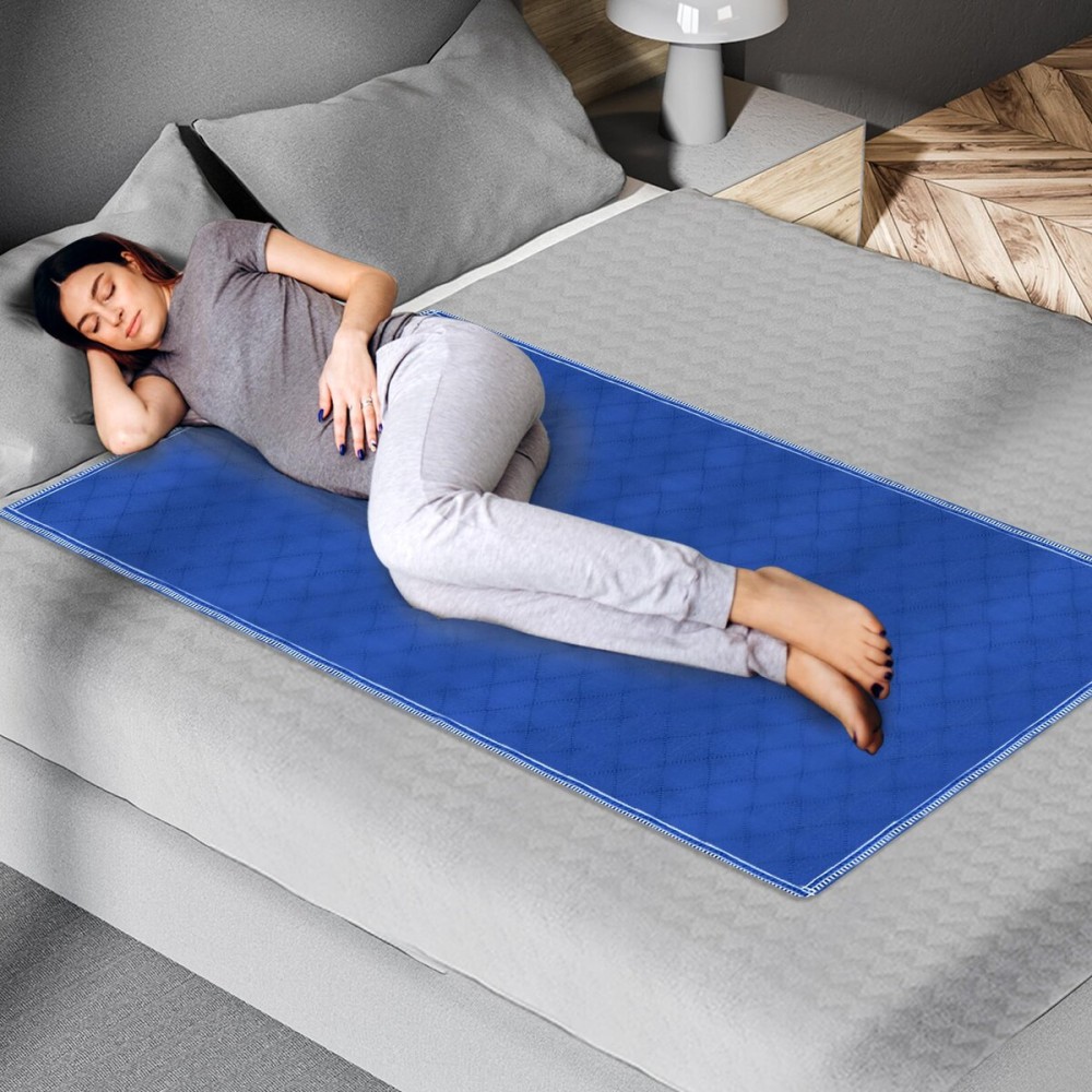 Premium Quality Bed Pad, Quilted, Waterproof, and Washable, 34 x 52 The Best Underpad Sheet Protector for Children or Adults with Incontinence (Dark Navy 34x52 (300 Washes)
