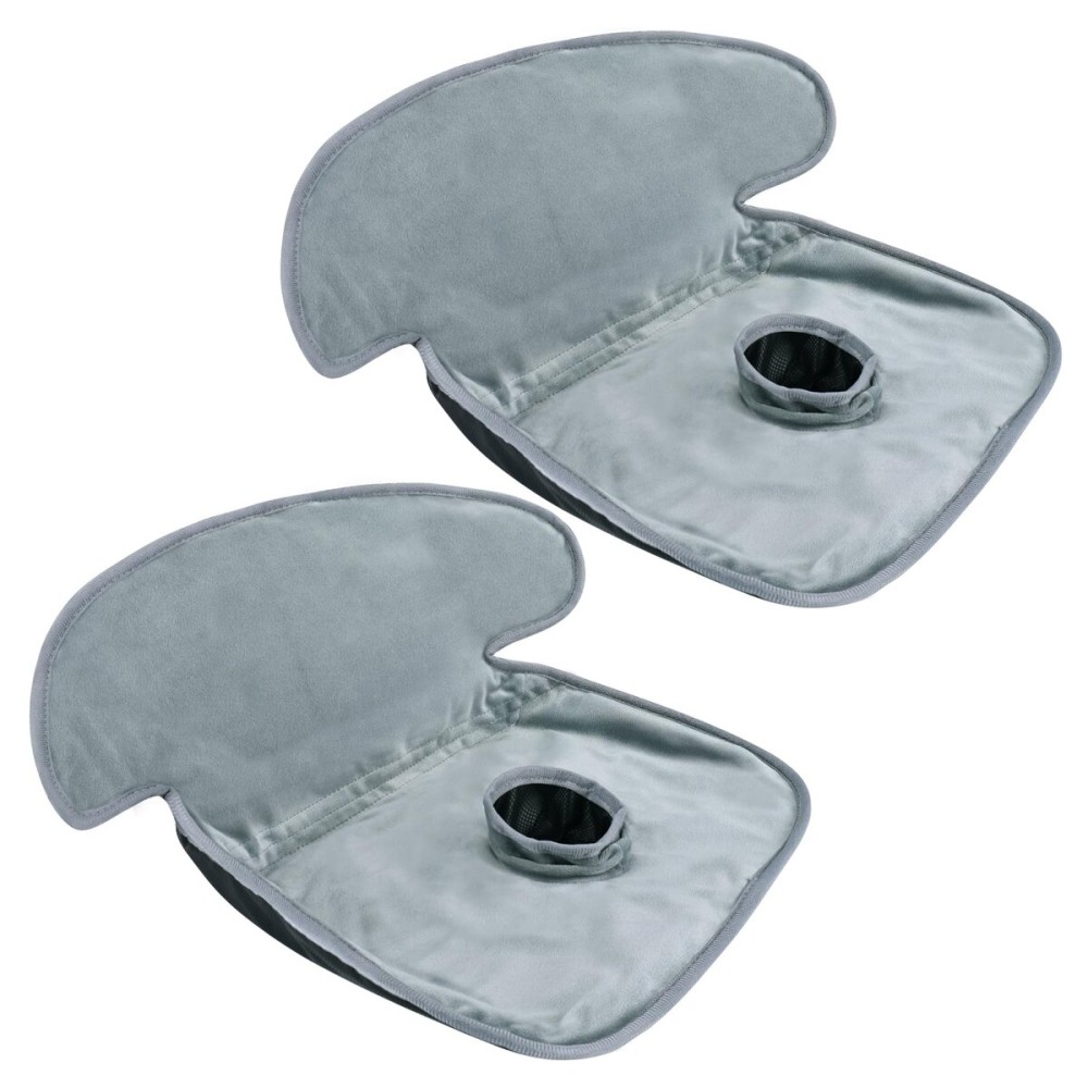 INFANZIA Dry Seat, Car Seat Protector Waterproof Carseat Liner Potty Training Toddlers, Baby and Infants, Piddle Pad for Carseats Strollers (Grey, 2 Packs