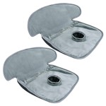 INFANZIA Dry Seat, Car Seat Protector Waterproof Carseat Liner Potty Training Toddlers, Baby and Infants, Piddle Pad for Carseats Strollers (Grey, 2 Packs