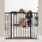 HOOEN Wide Baby Gates for Doorway Stairs 30 Tall 38.5-43.5 Inch Wide Indoor Child Gate for Kid or Pet Dogs Walk Through Pressure Mounted Baby Dog Gate