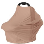 Car Seat Cover Baby for Nursing, Baby Breastfeeding Cover Carseat Canopy Covers, Solid Color Multi-use Nursing Cover for Babies (Wheat)