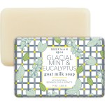 Beekman 1802 Glacial Mint & Eucalyptus Goat Milk Bar Soap for Men - Scented - 9 oz - Moisturizing Body Bar - Certified Microbiome Friendly - No Irritation - Sensitive Skin Safe
