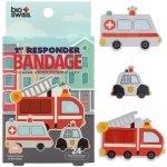 BioSwiss Bandages, First Responders Shaped Self Adhesive Bandage Set, Latex Free, Sterile Wound Care, 24 Count