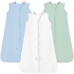 TotAha Baby Sleep Sack 15-18-24 Months Babies Wearable Blanket Buttery Soft Sleepsacks 2-way Zipper Light Sleeping Bag 0.5 TOG, 3-Pack