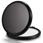 Getinbulk Compact Mirror Bulk, Pack of 24 Double-Sided 1X/2X Magnifying Metal Makeup Mirrors(Round, Onyx Black)
