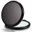 Getinbulk Compact Mirror Bulk, Pack of 24 Double-Sided 1X/2X Magnifying Metal Makeup Mirrors(Round, Onyx Black)