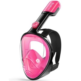 Greatever Full Face Snorkel Mask, Snorkeling Gear for Adults with Latest Dry Top Breathing System and Detachable Camera Mount, Snorkel Mask Adult, Snorkels Anti-Fog & Anti-Leak