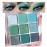CAKAILA 9Colors Green Avocado Color Colorful Bright Eyeshadow Palette Makeup,Matte Sparkle Eye Shadow Palette Long Lasting Waterproof,Emerald Bright Eyeshadow Palette