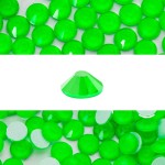 Novani 3000 Pieces Flatback Rhinestones Glass Round Gems Neon-Green Crystals for Nail Art DIY Crafts Clothes Shoes,SS12,3.0-3.2mm
