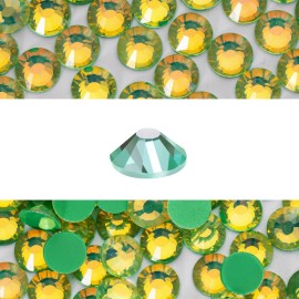 Novani 3000 Pieces Flatback Rhinestones Glass Round Gems F-Green Crystals for Nail Art DIY Crafts Clothes Shoes,SS8,2.3-2.5mm