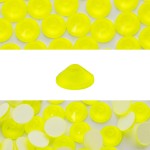 Novani 3000 Pieces Flatback Rhinestones Glass Round Gems Neon-Yellow Crystals for Nail Art DIY Crafts Clothes Shoes,SS10,2.7-2.9mm