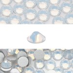 Novani 3000 Pieces Flatback Rhinestones Glass Round Gems White Opal Crystals for Nail Art DIY Crafts Clothes Shoes,SS6,1.9-2.0mm