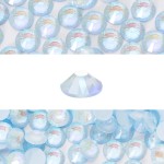 Novani 3000 Pieces Flatback Rhinestones Glass Round Gems F-Lt.Blue Crystals for Nail Art DIY Crafts Clothes Shoes,SS6,1.9-2.0mm