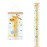 MinoMia Kids Growth Chart, Wood Frame Fabric Canvas Height Measurement Ruler from Baby to Adult for Child\'s Room Decoration 7.9 x 79in (7.9 x 79in, Giraffe)