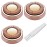 Facial Hair Remover Replacement Heads for Generation 1 Finishing Touch Flawless Facial Hair Removal Tool for Women,18K Gold-Plated Rose Gold 3 Count,First Generation by BECHY. (3 PCS Rose Gold)