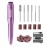 AIRSEE Studio Basic Electric Nail Drill, USB Portable Nail E File Machine for Professional Beginners, Manicure Pedicure Dremel Kit for Salon & Home Use , Purple