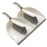 Dust Pan, Dustpan and Brush Set, Small Dust Pan and Brush Set, Hand Broom and Dustpan for Home, Handheld Angled Dust Pans and Brooms are Daily Cleaning Tools, 2 Pack Beige Brown