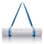 Slim Panda Yoga Mat Straps for Carrying, Adjustable Yoga Mat Carrier Sling Fits All Mats(Mat Not Included)(Ocean