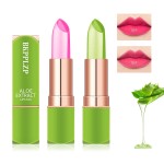 BKPPLZP 6 Pack Crystal Flower Jelly Lipstick,Magic Color Changing Lipstick,PH Clear Temperature Color Changing Lip Gloss,Lip Balm,Long Lasting Nourishing Moisturizing Lip Stick Set K