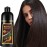 Onilyua Black Tea Hair Dye, Hair Dye Shampoo 3 in 1 for Men Women, Instant Shampoo Color for Gray Hair Coverage, Root Touch Up Easy To Use Semi -Permanent Hair Dye 16.9 Fl Oz (Black tea)