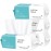Disposable Face Towel 400 Count, Soft Cotton Facial Dry Wipes, Multi-Purpose for Skin Care, Makeup Remover, Face Wipes and Facial Cleansing