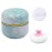 Qopoto Body Powder Puff and Container for Dusting Powder, Women Powder Puff and Powder Case for Bath and Travel (Sky Gilding)