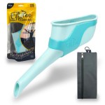 Lewis N. Clark EllaPee Female Urination Device, Reusable + Portable Bathroom, Female Urinal for Hiking, Outdoor, and Camping Essentials, Made with Medical Grade Silicone, Teal