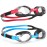 ZABERT 2 Pack Kids Swimming Goggles, Swim Goggles for Kids Boys Girls Toddler Youth Junior Jr Childrens Child Little Baby Age 3 4 5 6 7 8 9 10 11 12 Years Anti Fog Clear Black Blue Black Red