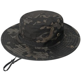 Rosoz Sun Hats for Men Women Boonie Hat UPF 50+ Bucket Hat Wide Brim UV Protection Fishing Hiking Safari Outdoor Hats