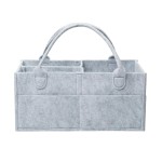 Mr. Pen- Baby Diaper Caddy Organizer, Grey, Large, Diaper Organizer, Car Diaper Caddy