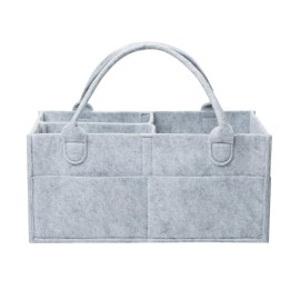 Mr. Pen- Baby Diaper Caddy Organizer, Grey, Large, Diaper Organizer, Car Diaper Caddy