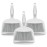 Broom Dustpan Brush Small Dust pan : Mini Broom and Dustpan Set Mini Dust pan and Brush Set Whisk Broom and Dustpan Set Small Broom and Dust pan Set for Desk, Home,Tent (Gray 3pcs)