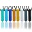 Chewy Necklace Sensory Boys and Girls, 8 Pack Sensory Chew Necklaces for Kids with Autism, ADHD, SPD, Anxiety, Teething, Silicone Oral Motor Therapy Tools Reduce Adults Chewing, Biting