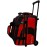 Pyramid Path Pro Deluxe Double Roller Bowling Bag (Black/Red)