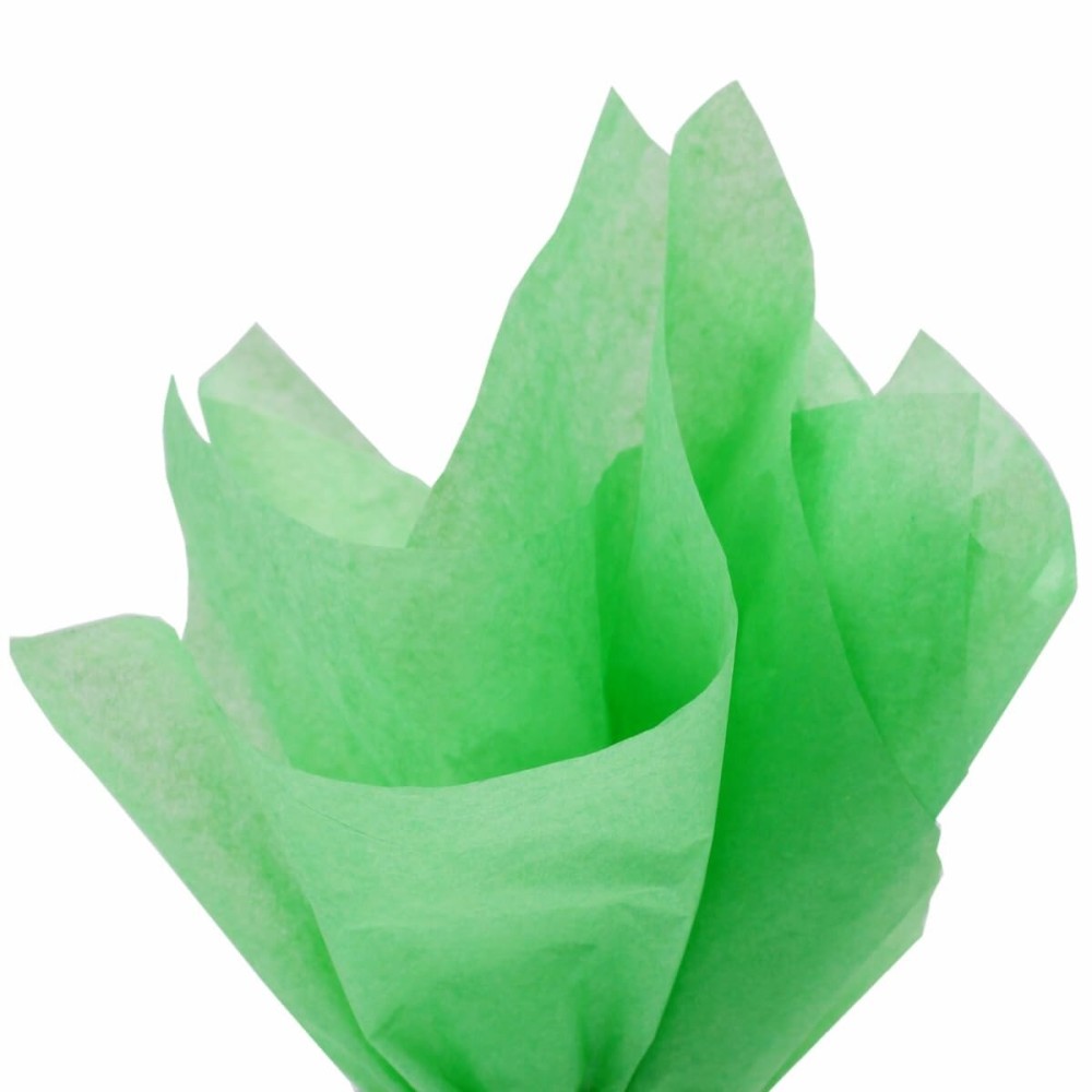 PMLAND Premium Gift Wrapping Tissue Paper Grass Green Color 100 Sheets 2015 Inches Bulk for Gifts Bags Crafts Packaging Decorations Holidays Parties