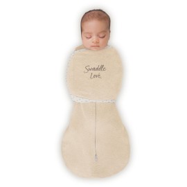 SwaddleDesigns 6-way Omni Swaddle Sack, Arms Up Swaddle for Newborn, More Options to Calm Startle Reflex, Improves Sleep, Easy Transition Baby Sleep Sack, Small, 0-3 month, Oatmeal, Swaddle Love