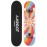 Amrgot Skateboards for Beginners,31 * 8 inches Complete Skateboards for Kids,Boys,Girls and Adults,7 Layer Maple Wood,Double Kick Deck Concave Standard and Tricks Skateboard (RainbowFlower)