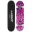Amrgot Skateboards for Beginners,31 * 8 inches Complete Skateboards for Kids,Boys,Girls and Adults,7 Layer Maple Wood,Double Kick Deck Concave Standard and Tricks Skateboard (Purple Graffiti)