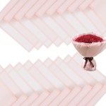 FUHITIM 20 Sheets Flower Wrapping Paper - Waterproof Floral Bouquet Packaging Paper for DIY CraftsFlorist Supplies Packaging Paper for Wedding Birthday Gift (Translucent Light Pink)