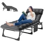 LILYPELLE Folding Camping Cot, Extra Wide Heavy Duty Sleeping Cots with Carry Bag, Double Layer Oxford Portable Travel Camp Cots for Home, Office Nap and Outdoor Beach