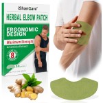 ishancare Elbow Pain Patches, 24 Count Extra Strength Heat Patches, 8 Hour Long Lasting Deep Hot Soothing of Joint Soreness for Knee, Elbow, Back, Neck, Shoulder with Natural Warming Herbal Plaster