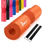NEALFIT Barbell Pad Squat Pad for Squats-Squat Bar Pad-Great for Weightlifting,Lunges and Hip Thrusts-Foam Sponge Pad-Fit Standard and Olympic Bars Perfectly (Orange)
