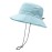woogwin Waterproof Bucket Rain Hat with Chin Strap Quick Dry Packable Boonie Sun Hat Safari Hat UV Protection(Light Blue), Medium-X-Large
