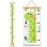 Mibote Baby Growth Height Chart Handing Ruler Wall Decor for Kids, Canvas Removable Height Growth Chart 79 x 7.9 (Dinosaur)