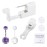 QWALIT Belly Piercing Kit - Belly Button & Navel Piercing Gun - Purple