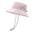 woogwin Waterproof Bucket Rain Hat with Chin Strap Quick Dry Packable Boonie Sun Hat Safari Hat UV Protection(Light Pink)