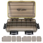 RUNCL Fishing Tackle Box, Waterproof Tray for Jigs Lures, Thicker Floating Tackle Utility Box with Adjustable Dividers, 3600/3700/Large 3700 Size