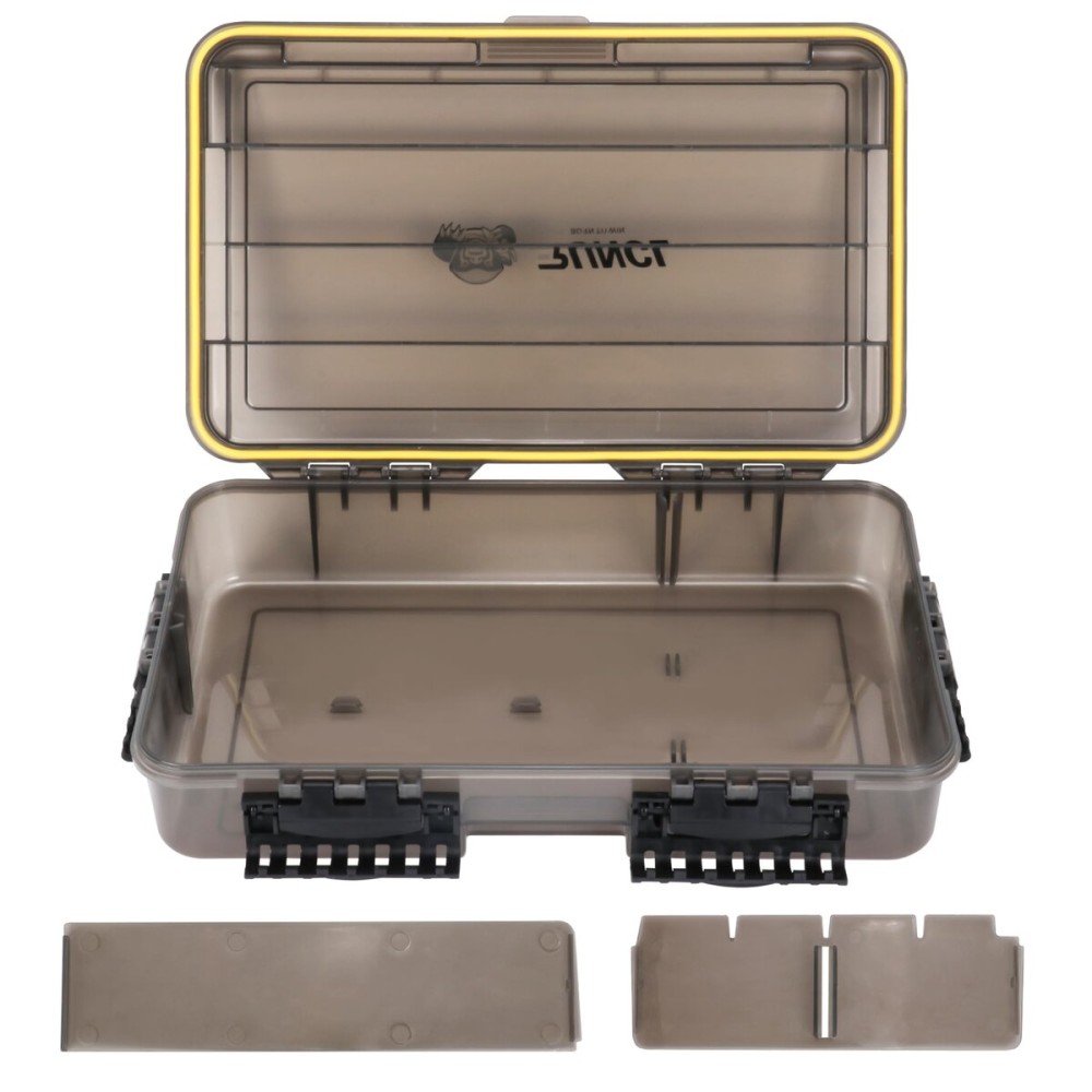 RUNCL Fishing Tackle Box, Waterproof Tray for Jigs Lures, Thicker Floating Tackle Utility Box with Adjustable Dividers, 3600/3700/Large 3700 Size
